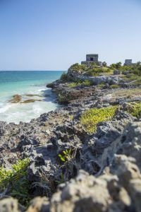 Modern condos in Aldea Zama Tulum beachfront real estate