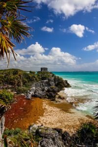 Tulum beachfront villas for sale with sea view and tropical design