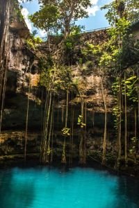 Luxury eco villa near Tulum cenotes surrounded by jungle