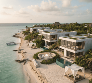 Tulum wellness beach villas with infinity pool and ocean view