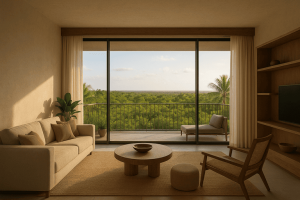 Premium apartment interior showcasing top real estate opportunities in Tulum
