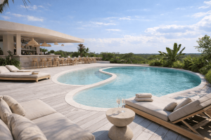 Condominio de lujo en Tulum con alberca privada